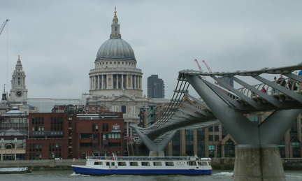 Millenium Bridge and St Paul's