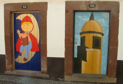 Painted doors