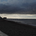 Along the beach