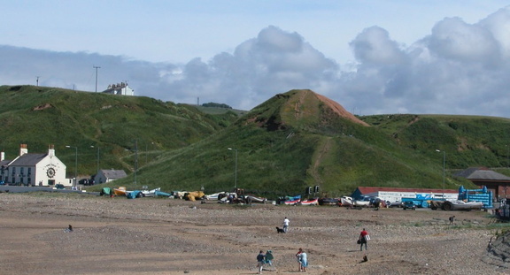Ship Inn and mound