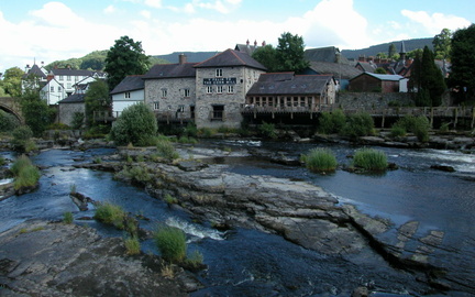 River with mill