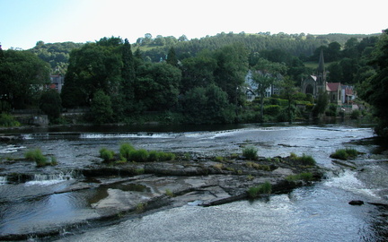 River with Church