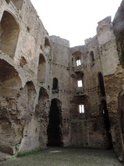 Inside the castle
