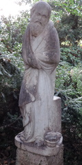 Constipated statue