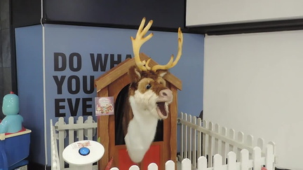 Singing reindeer