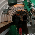 Inside a submarine