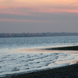 Sunset across the Solent