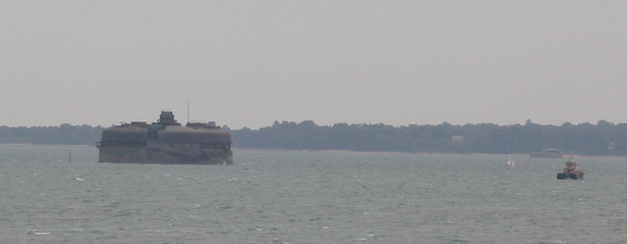 Fort and boat
