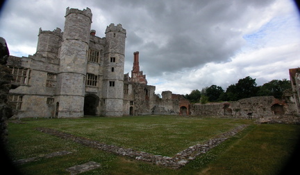 Abbey viewed from an angle