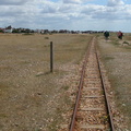 Railway trailing off to the left