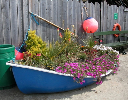 Garden in a boat