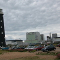 Lighthouse and nuclear power station