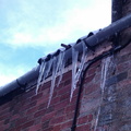 Icicles from Gutter