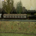 Steam train on Bridge