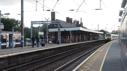 Train arriving