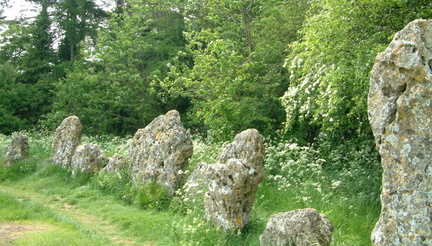 Line of stones