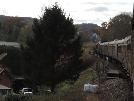 Along the train