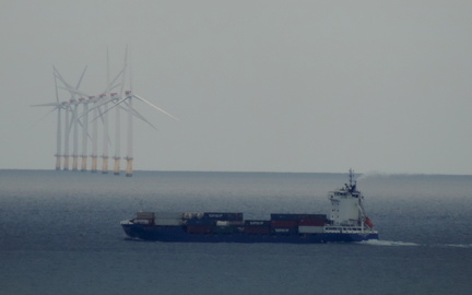 Ship and turbines
