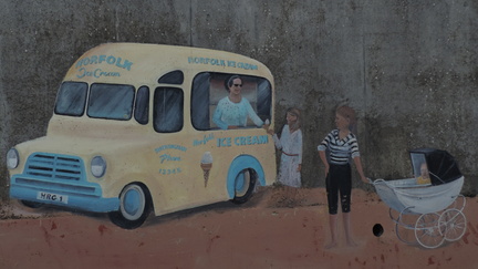 Ice cream mural