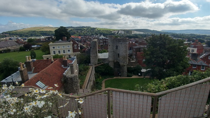 Across the castle