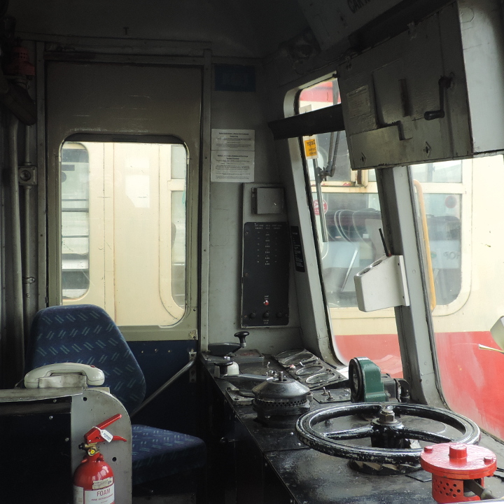 Cab of DMU