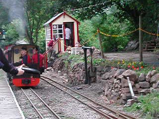 Train arriving