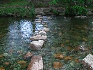Stones downstream