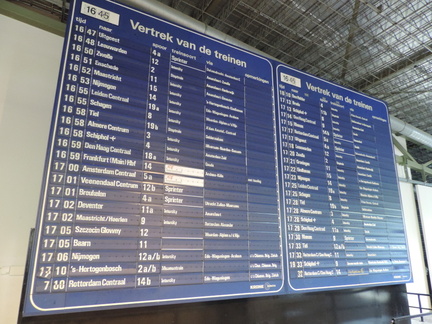 Departures board