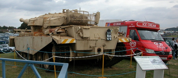 Tank and Ice Cream van