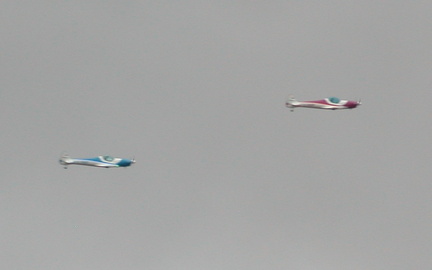 Blue and Pink planes