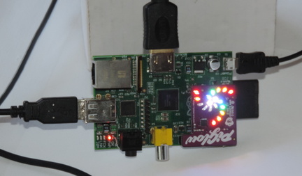 Glowing Raspberry Pi