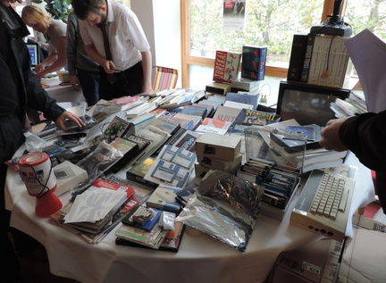 Charity stand
