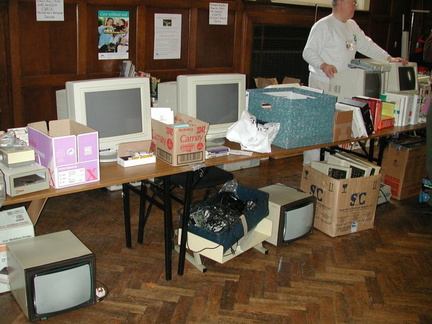 Charity stand