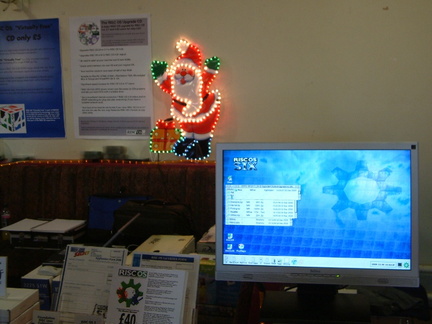 RISCOS Ltd's festive stand