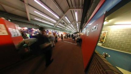 Fisheye view of the show