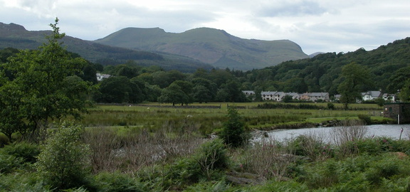 River and mountains