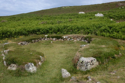 Hut by slope