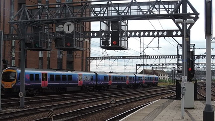 Trains leaving