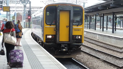 Train arriving