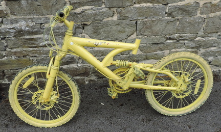 Yellow bicycle