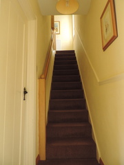 Up the stairs