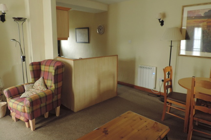 Lounge and kitchen