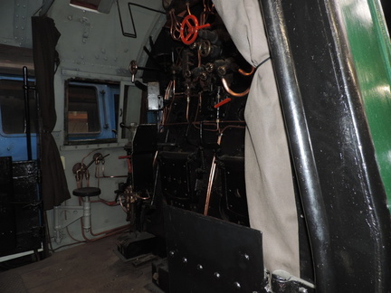 Inside the cab