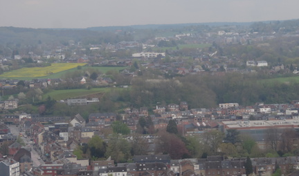 Over the city
