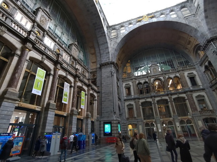 Inside the station