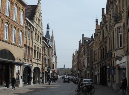 Along the street