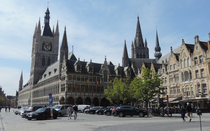 Across the square
