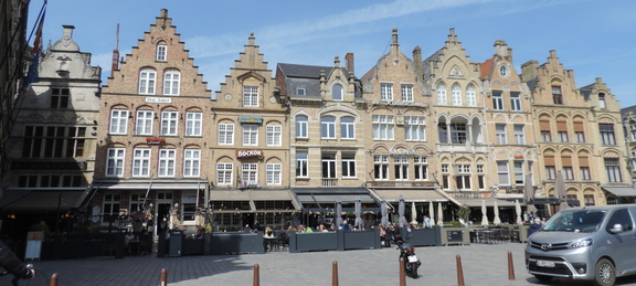 Across the square