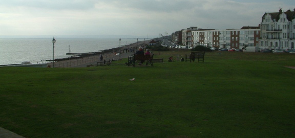 Along the front