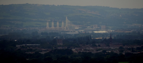 Bridge and power station
